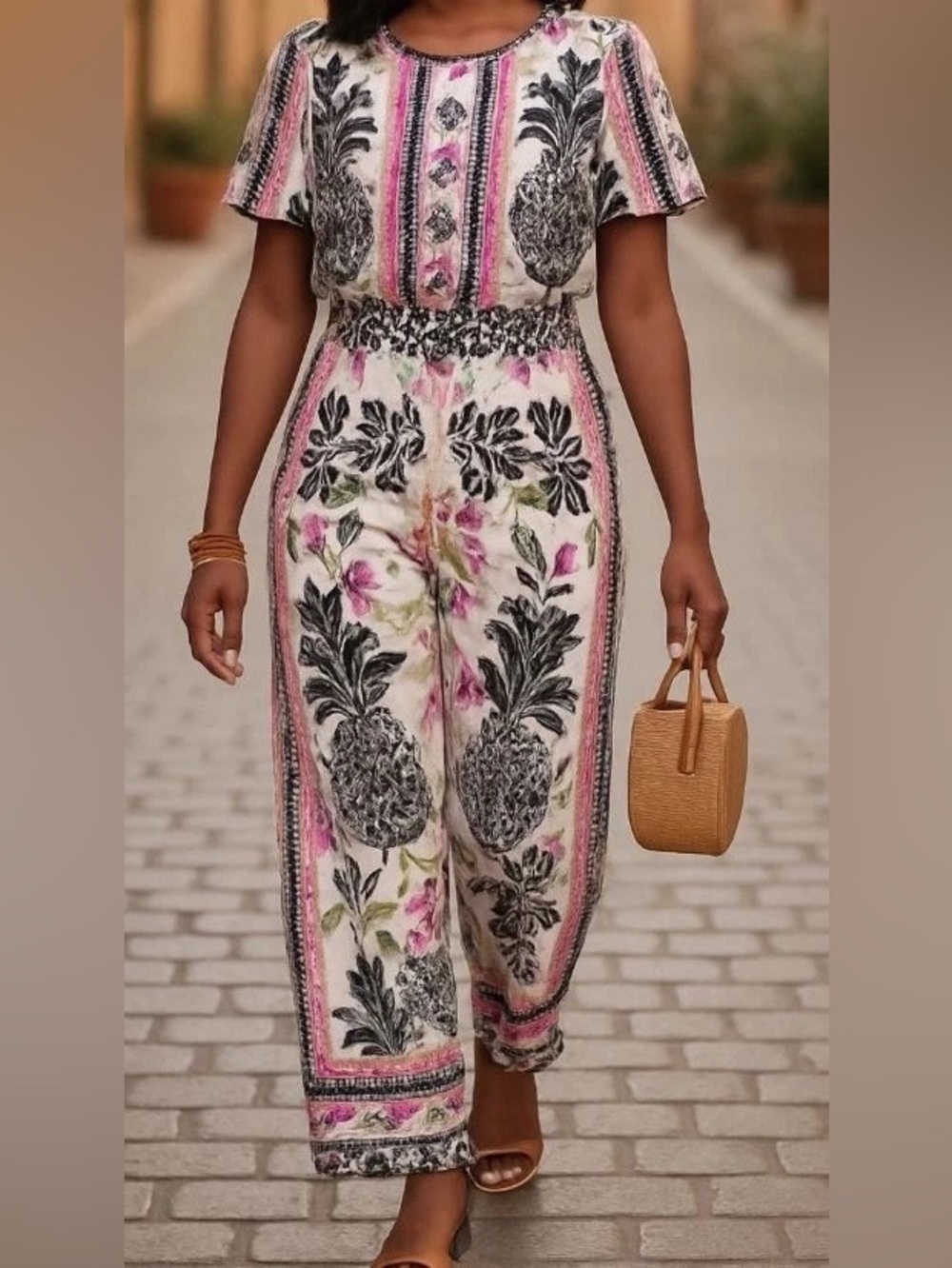 Joie Wide-Leg Jumpsuit - XS
